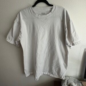 Kirkland Signature Mens Heavyweight Cotton T-Shirt White XL Short Sleeve Tee